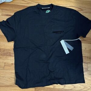 Fear of god essentials tee black XS